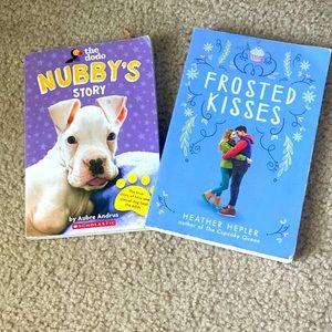 Books, 2 pc, Nubbys story and Frosted kisses!!